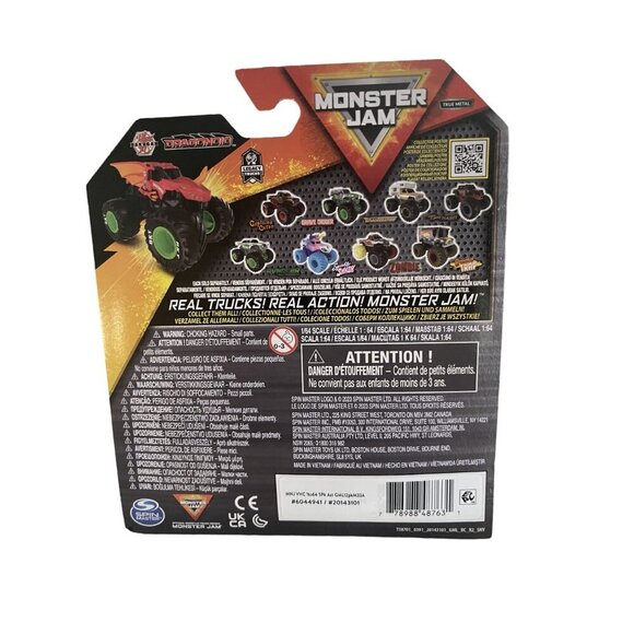 Spin Master Monster Jam Bakugan Dragonoid‎ 1/64 Scale Die-Cast Series 33 - Picture 3 of 5